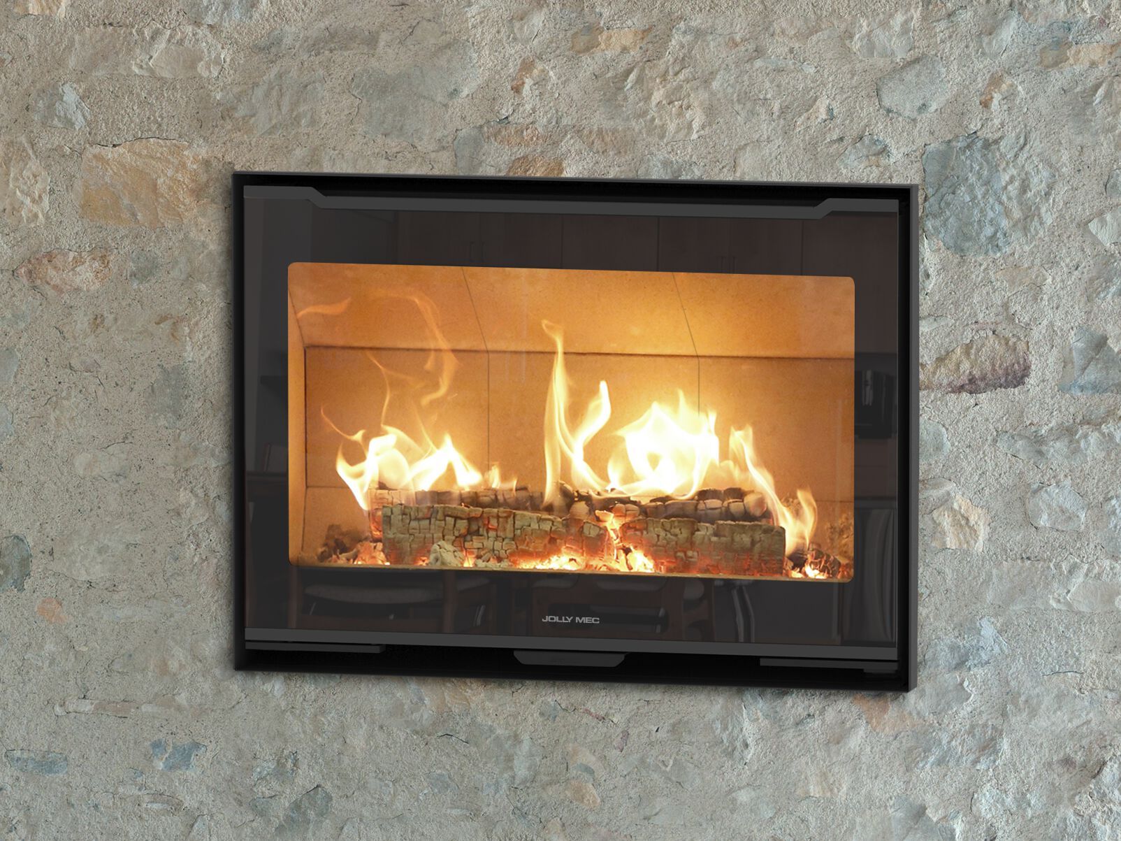 Вставка для дровяного камина класса A+ Jolly Mec воздушные системы ARCH-00122234