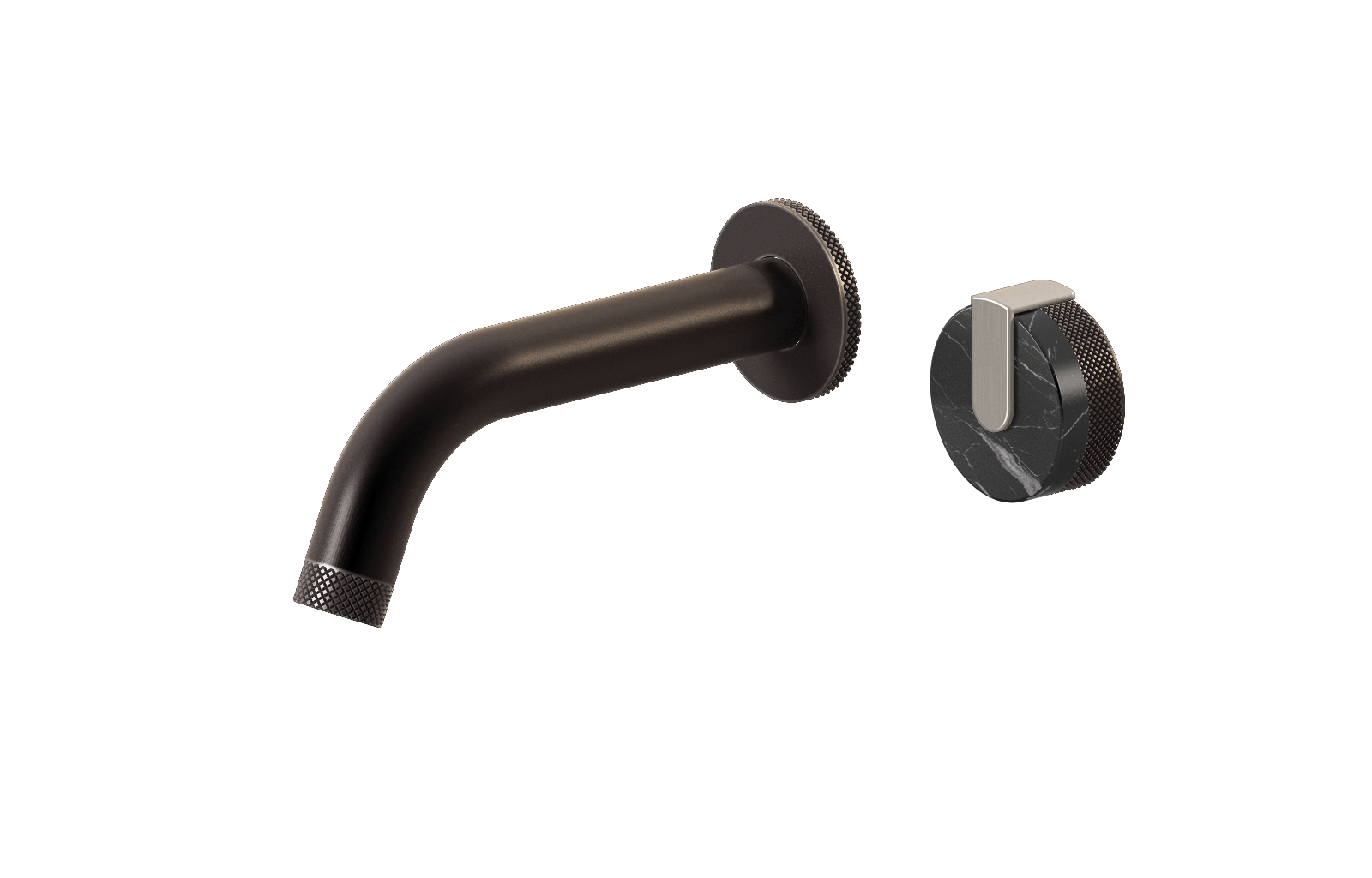 E-11535-R2MB-L1BNi-GM Настенный прогрессивный смеситель скрытого монтажа для раковины GRAFF MOD+