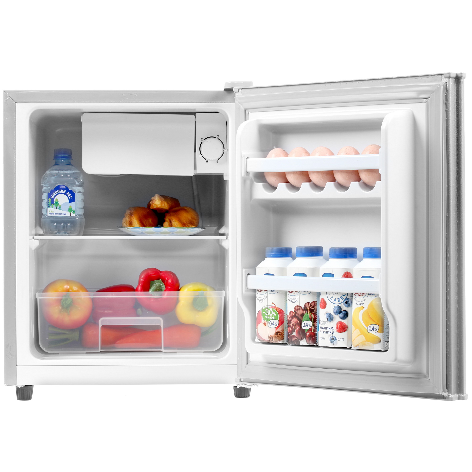 8166377 Холодильник компактный   Olto RF-050 серебристый STDN-0081930 - Вид №5