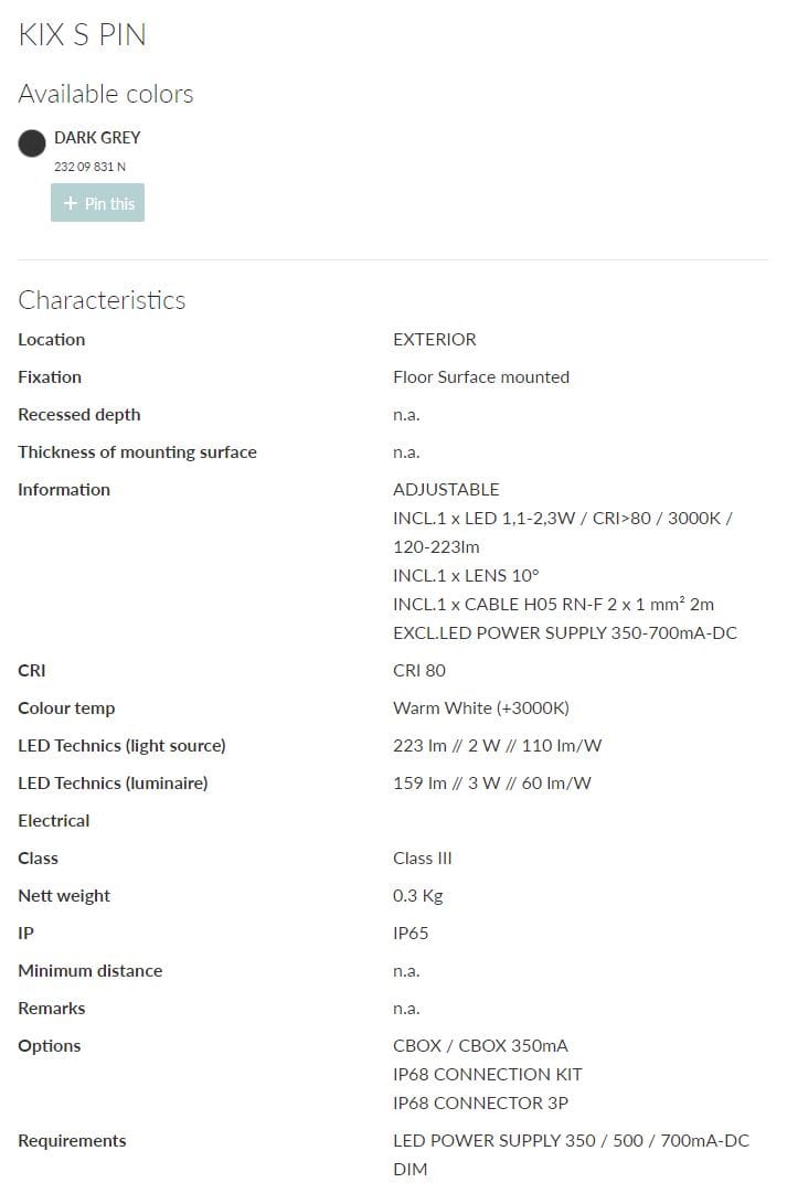 Светодиодный световой столб Deltalight Kix ARCH-00045458 - Вид №2