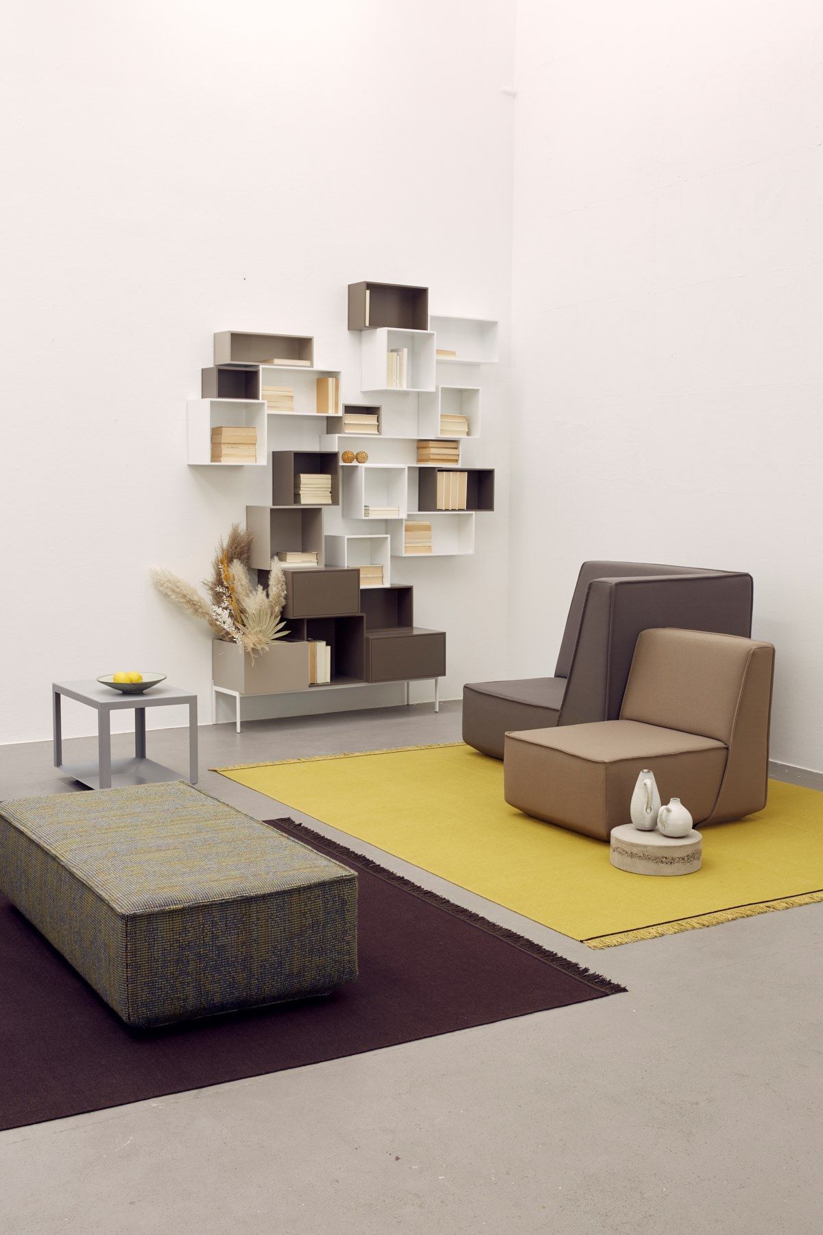 2-местный модульный тканевый диван Cubit by Mymito ARCH-00132467 - Вид №17