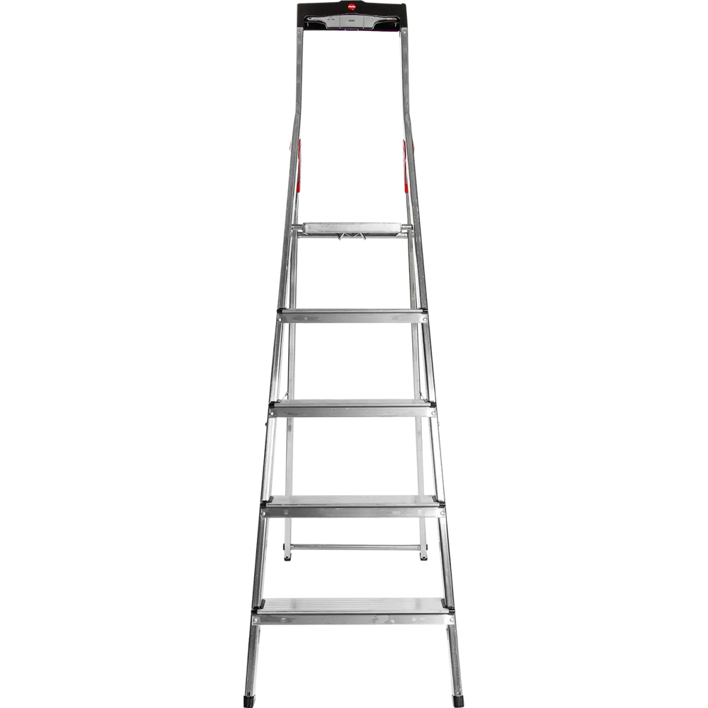 Стремянка Hailo Professional L60 с лотком для инструментов - 5 ступеней, 150 кг 15474165 STLM-0005931 - Вид №1