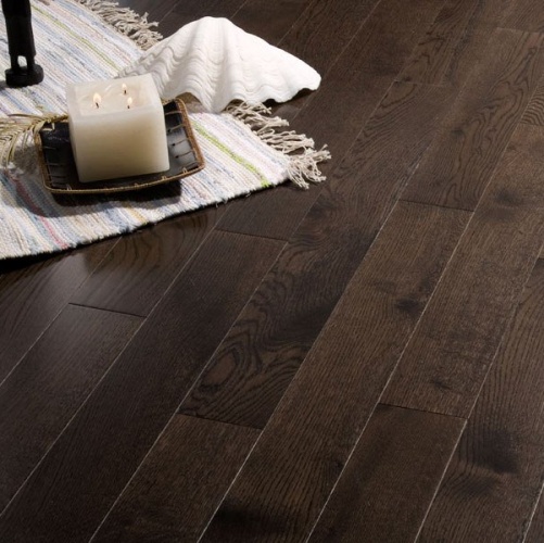 Инженерная доска Coswick Авторская Угольный Дуб Селект (Гладкая) 600…2100х127 мм 11541307 - Вид №4