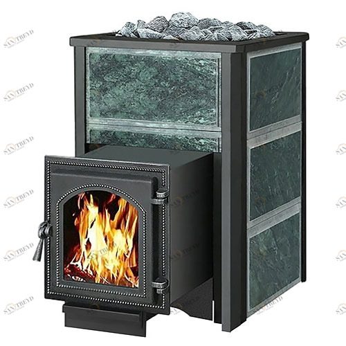 Печь для бани Везувий Легенда 22 (270) Змеевик чугунная 5283