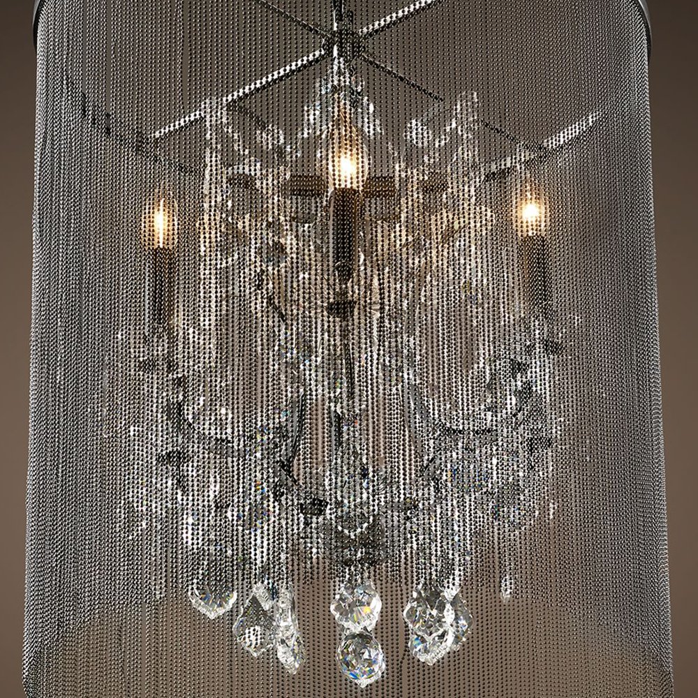 Люстра Vaille от Delight Collection никель 3005-D6 DELIGHT ДИЗАЙНЕРСКИЕ 247082 Никель  - Вид №1