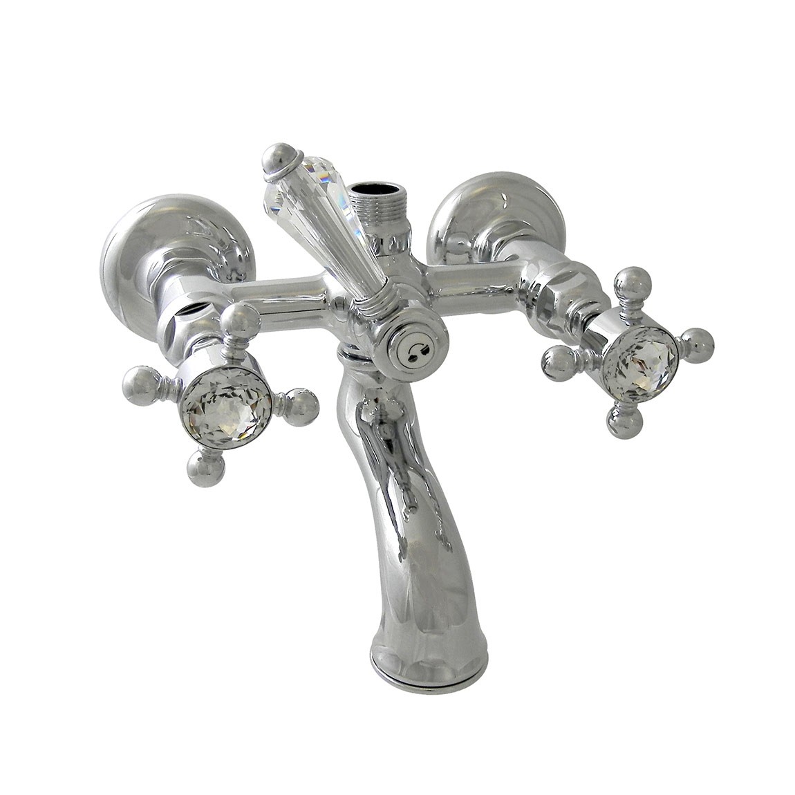 1400 ** 93 Комплект ванны для душевой колонки Nicolazzi Series Half Dome Crystal 