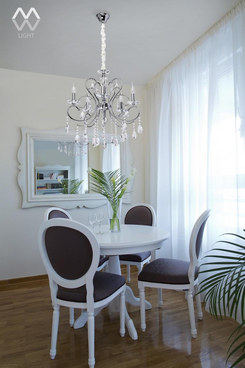 Подвесная люстра MW-Light Адель 7 373013205 MW-LIGHT ДИЗАЙНЕРСКИЕ, АДЕЛЬ 181568 Хром  - Вид №1