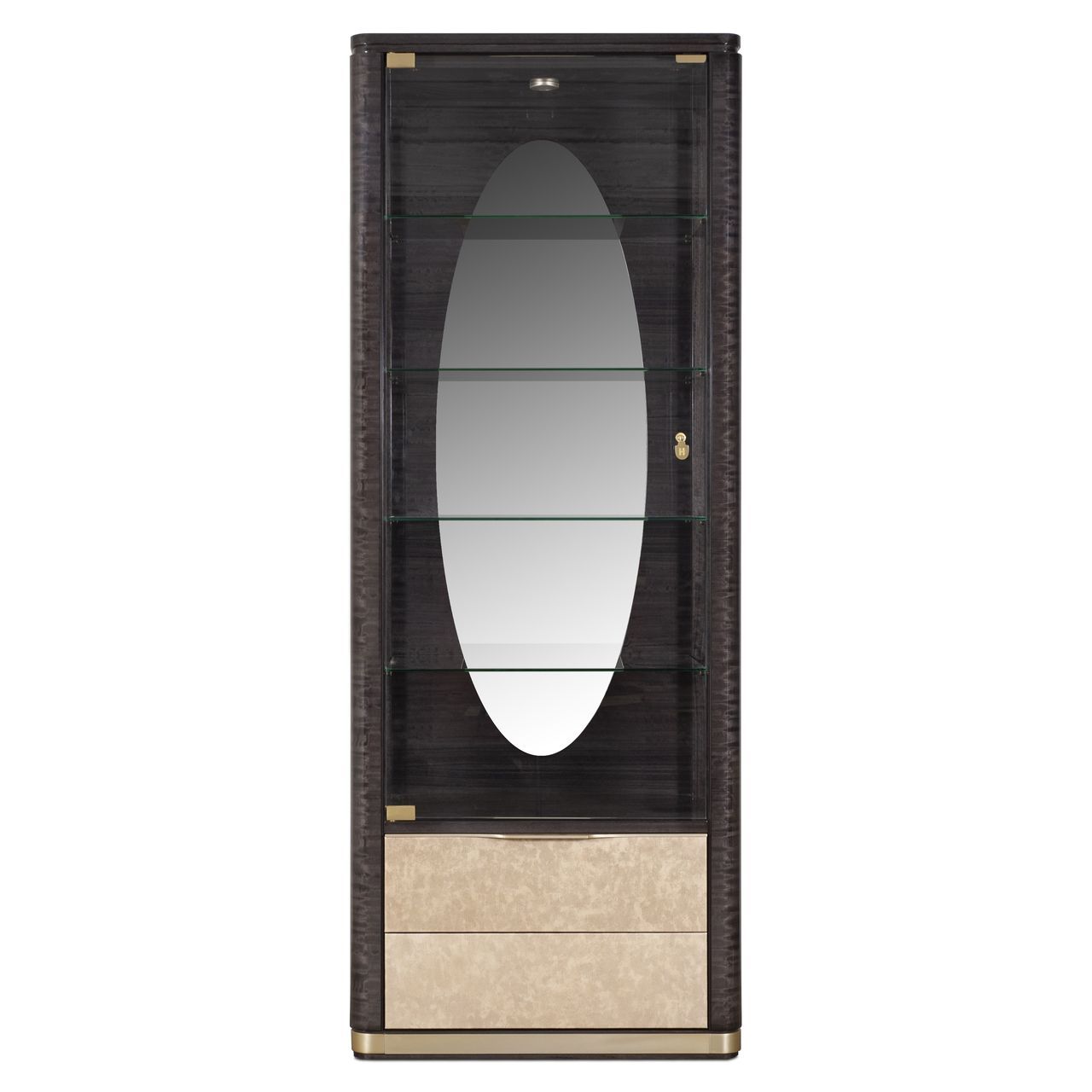 Витрина из дерева и стекла со встроенным освещением и кожаными вставками Hurtado Evolution ARCH-00144181 - Вид №6