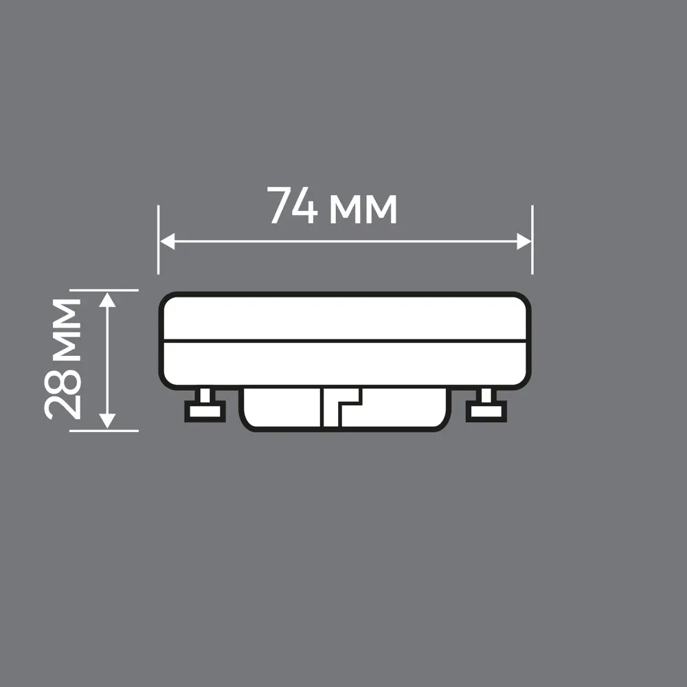 LEXMAN Светодиодная лампа GX53 12W матовая - энергоэффективное освещение 82991539 STLM-0930598 - Вид №5