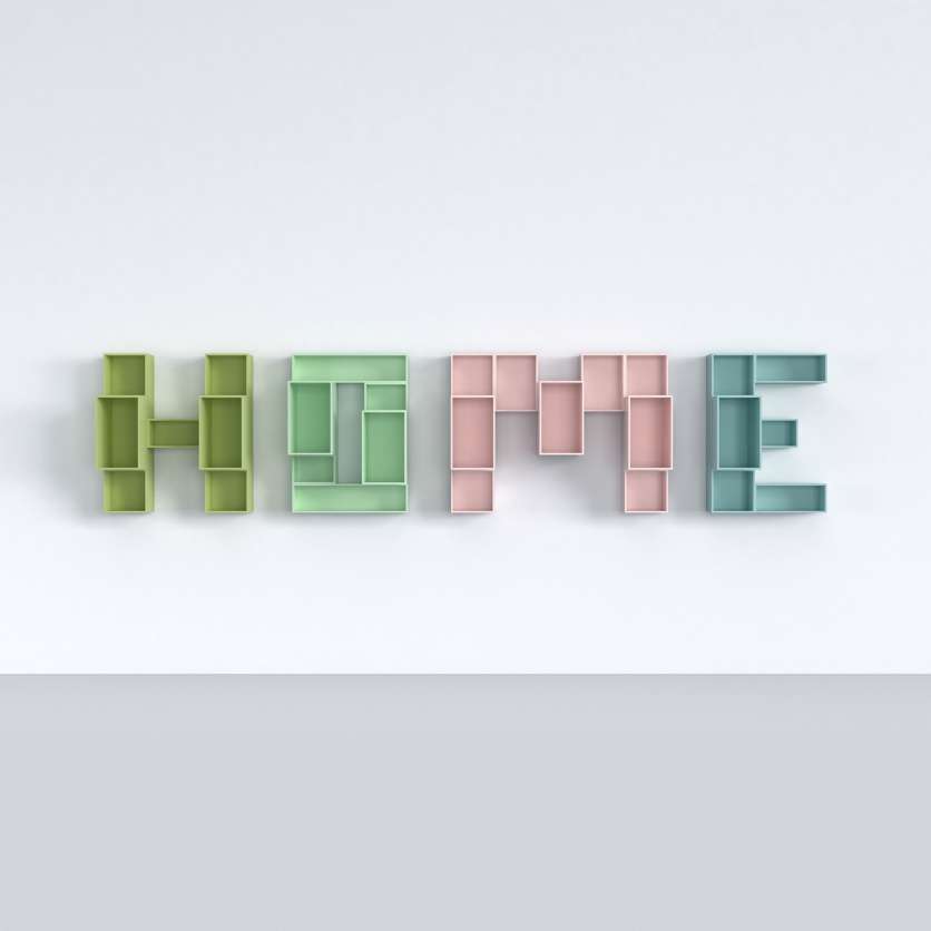 Настенный книжный шкаф Cubit by Mymito ARCH-00078978 - Вид №11