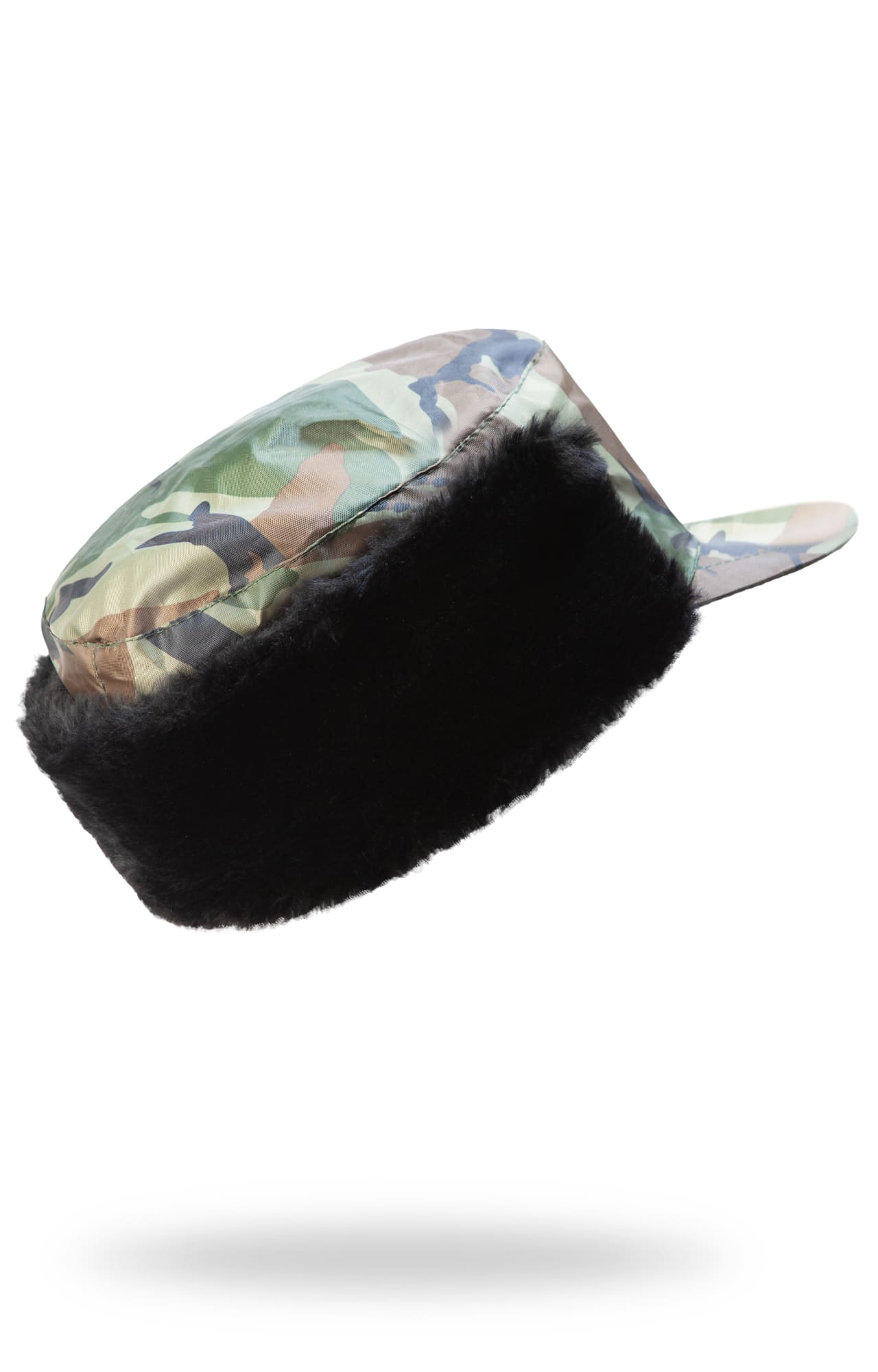 61458 Кепи "Охранник" зимняя камуфляж зеленая  Головные уборы  размер 60 Спецодежда  - Вид №1