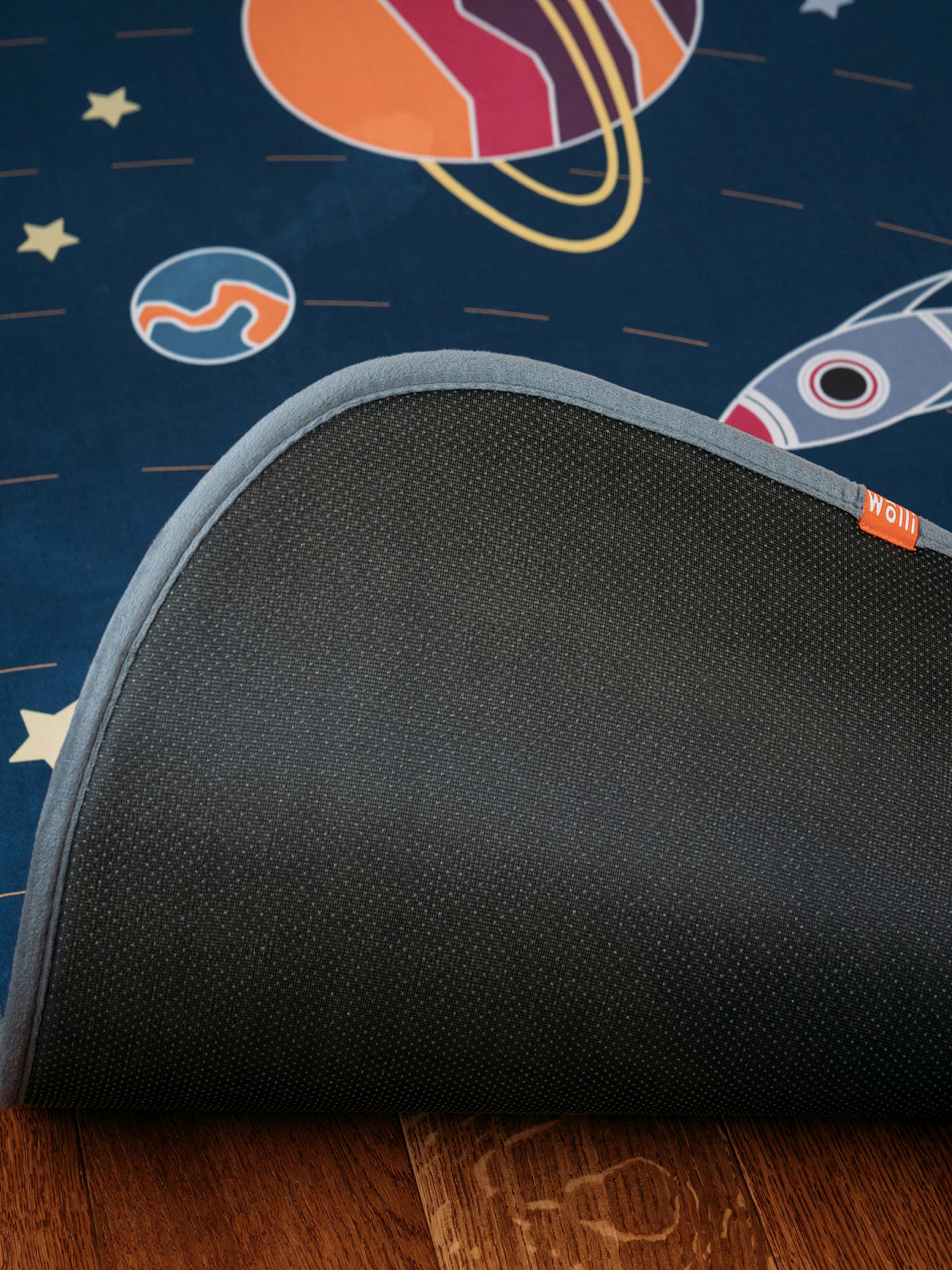 Детский игровой коврик 160х120 см "Открытый космос" БЕЛЬМАРКО  351573 Синий Santreyd  - Вид №3