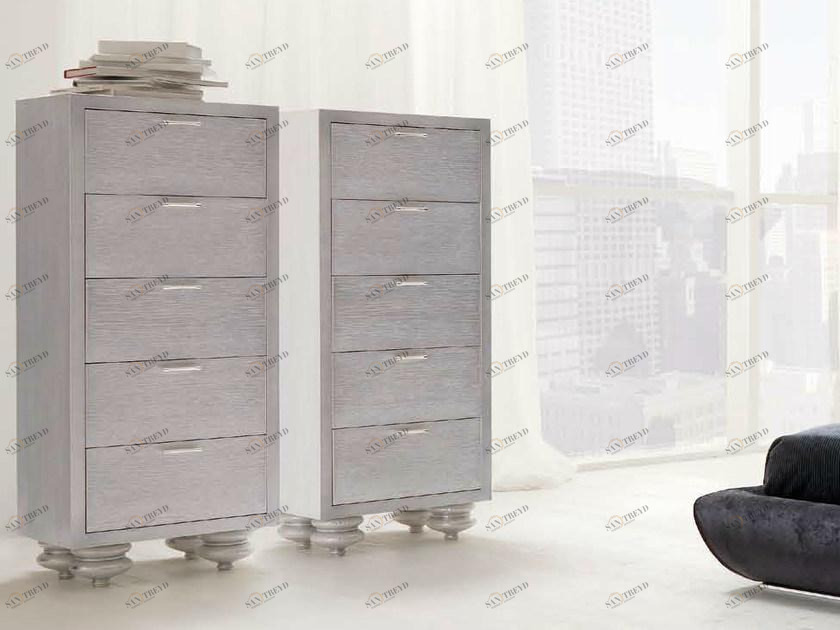 CorteZari Комод из дерева Zoe silver 414