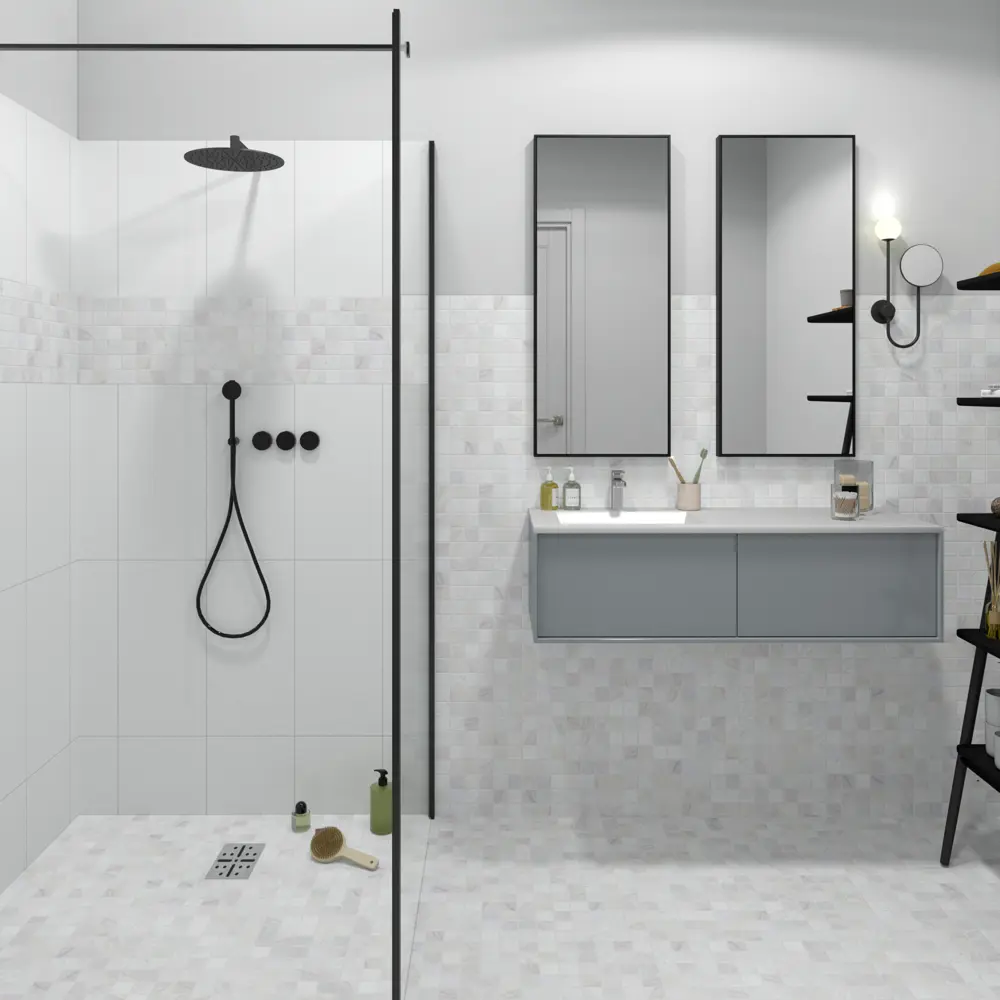 Мозаика керамическая Artens Carrar 30.6x30.6 см цвет мраморный, 20 шт STLM-2035560 - Вид №4