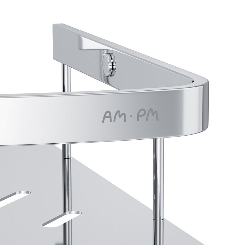 A7454100 Полка для душа угловая хром AM.PM Sense L  - Вид №6