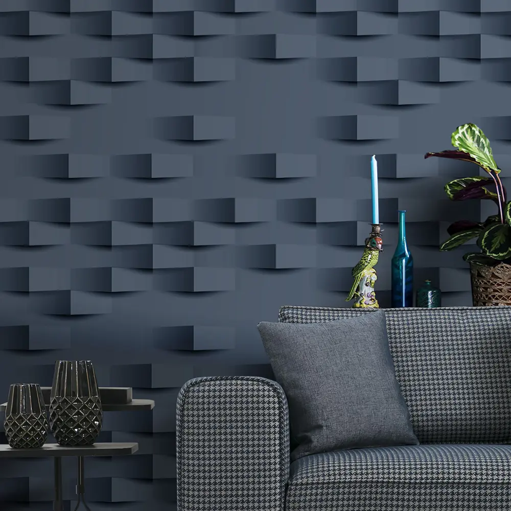 Обои флизелиновые Erismann Contrast синие 1.06 м ЭР60708-05 STLM-2001583 - Вид №3