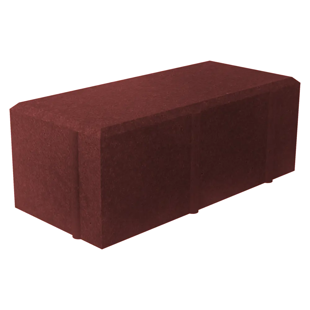 Тротуарная плитка Кирпичик 200x100x60 мм коричневый Santreyd STLM-2176049