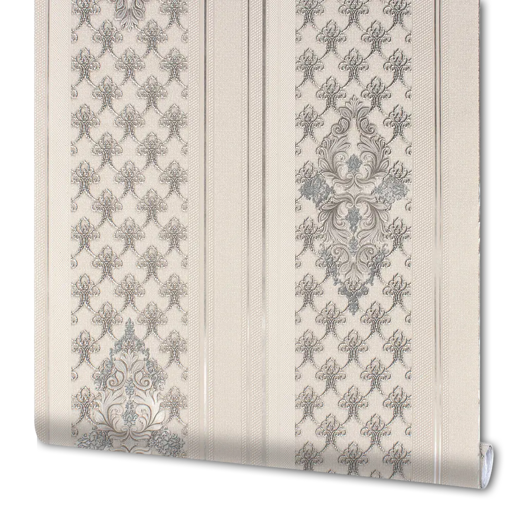 Обои бумажные Жаклин серые 0.53 м 9101-21 Santreyd STLM-2197499