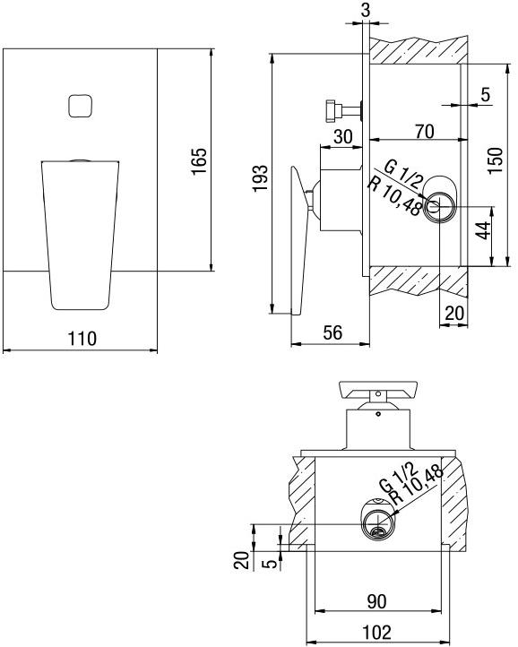Jacuzzi Beam 0AM00400JA00 - Вид №1