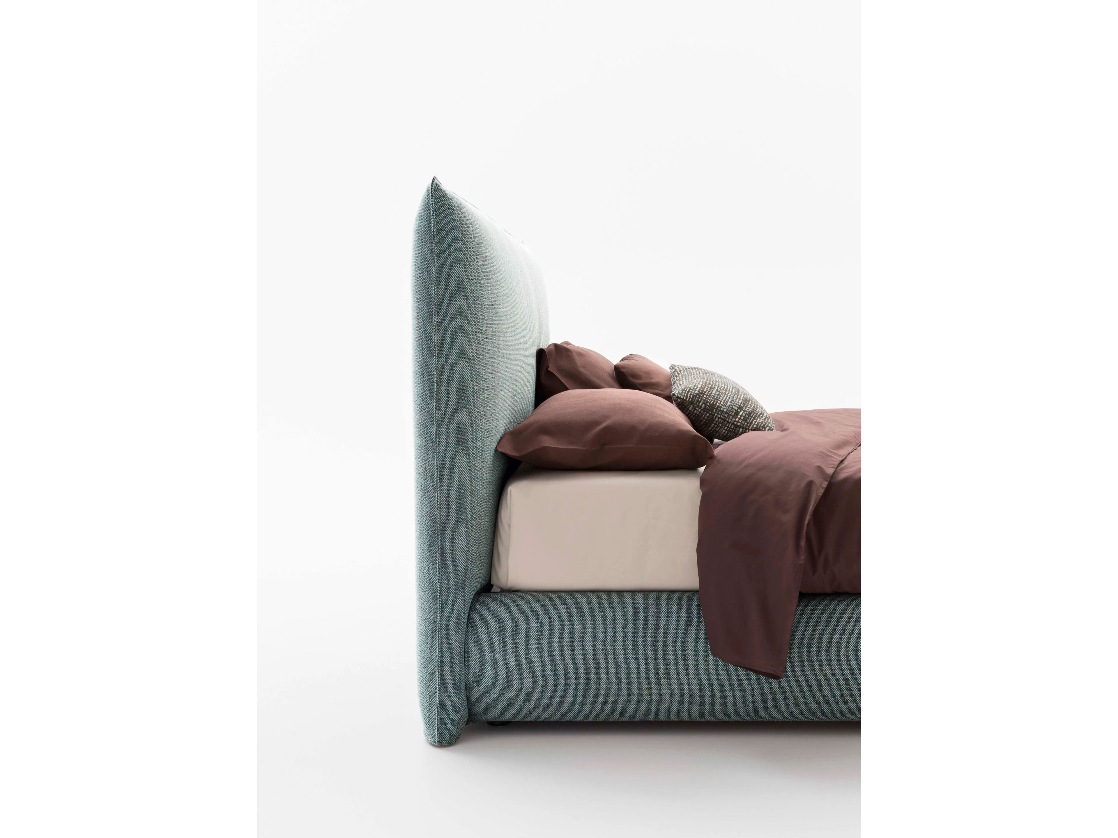 Двуспальная мягкая кровать с высоким изголовьем Alf DaFrè BELLATRIX ARCH-00148178