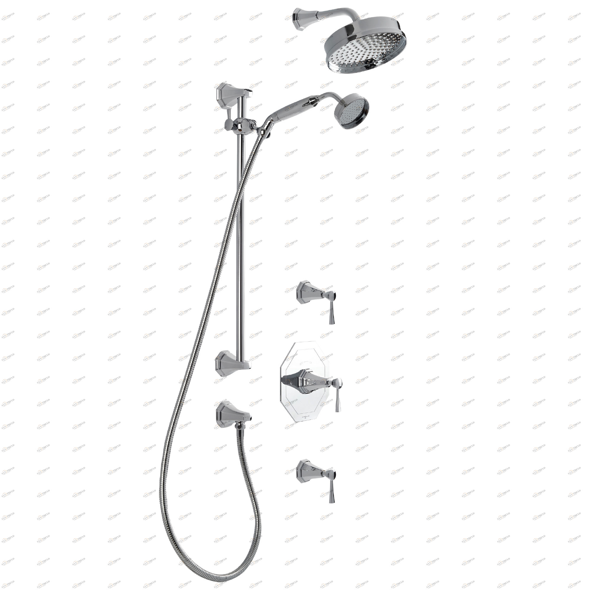 Traditional bathrooms Смеситель для душа АРТ ДЕКО Prstkit3.con.nk 