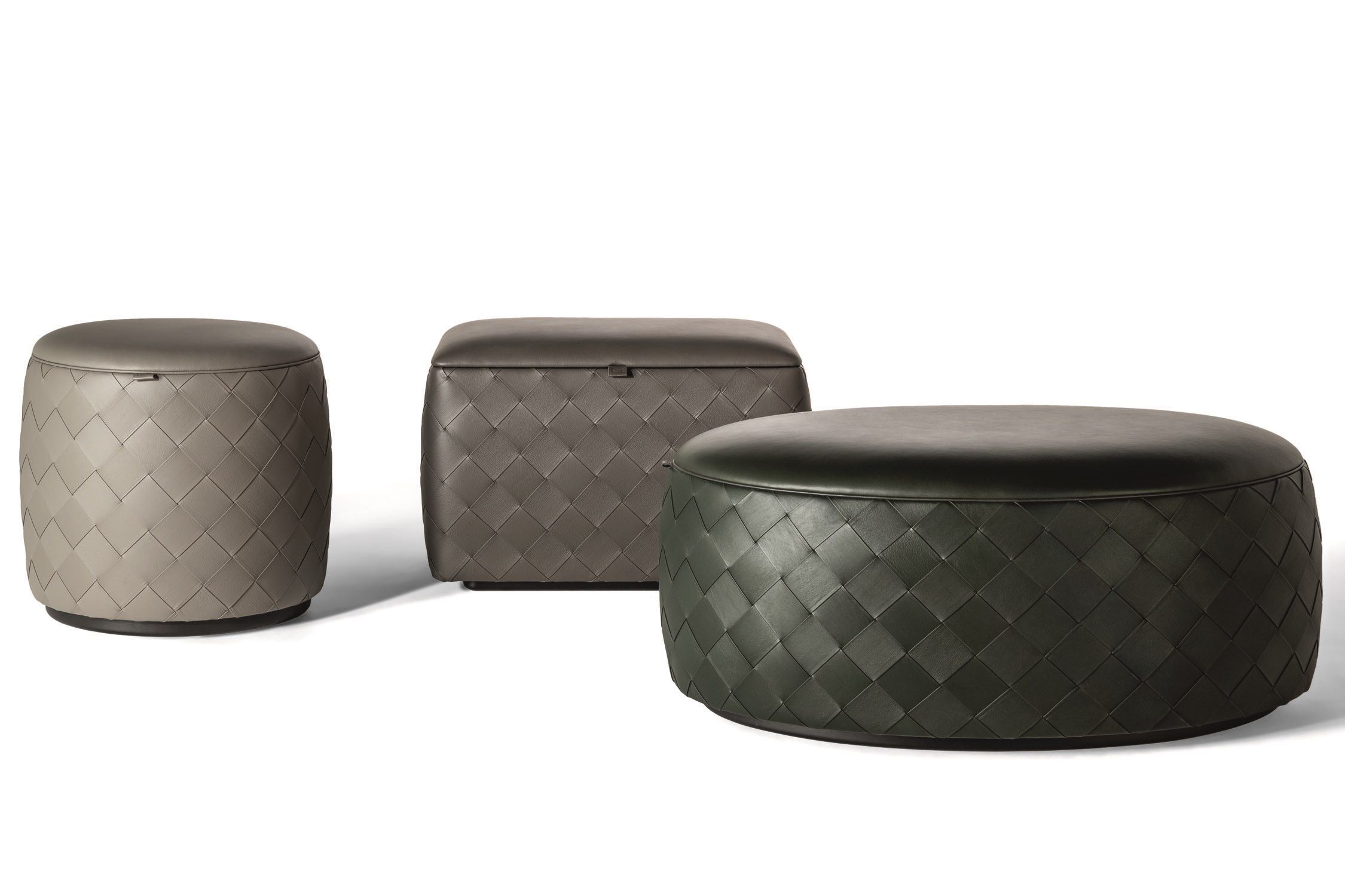 Пуф прямоугольный кожаный контейнер Poltrona Frau коллекция-мебель и аксессуары ARCH-00136876 - Вид №5