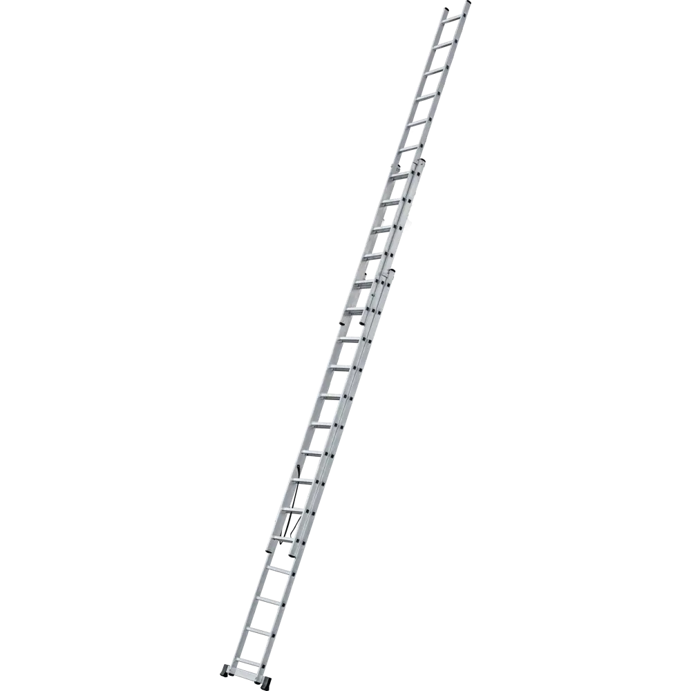 Лестница 3-секционная DILWIS 14 ступеней максимальная нагрузка 150 кг STLM-2153133 - Вид №4