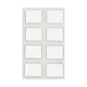 Накладка на мебельные ножки KONSENSA 23x29 мм прямоугольные фетр цвет белый 8 шт.