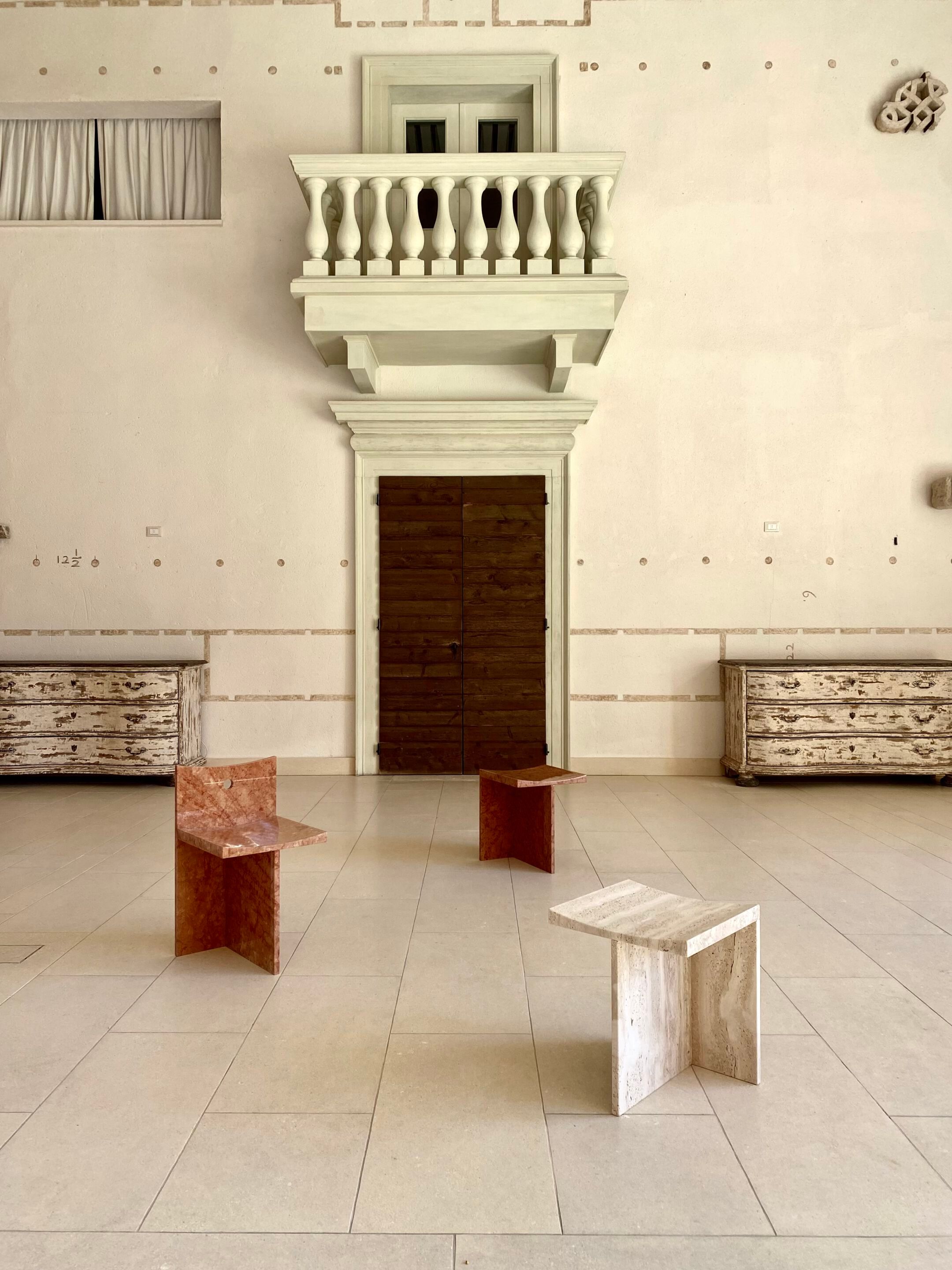 Табурет из Римского травертина Pistore Marmi Pistore Marmi X McGannon Saad ARCH-00053647 - Вид №12