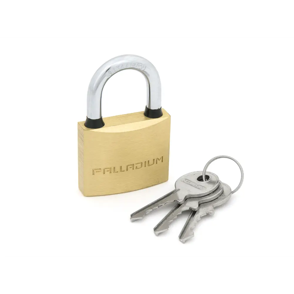 Замок навесной Palladium 33x40 мм, латунь STLM-2163062