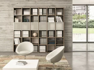 Quadrifoglio Модульный офисный книжный шкаф