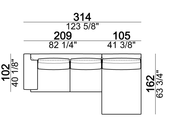 Секционный кожаный диван Arketipo EGO ARCH-00053712 - Вид №26
