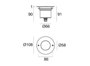 Светодиодная лампа для дайвинга из нержавеющей стали Linea Light Group MK68 ARCH-00114781 - Вид №7