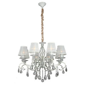 Подвесная люстра Omnilux OML-79103-08 OMNILUX ДИЗАЙНЕРСКИЕ 186447 Белый