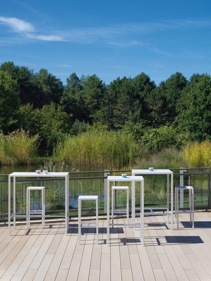 Vermobil Квадратный садовый высокий стол из металла Seaside sun-id-1435118 - Вид №5