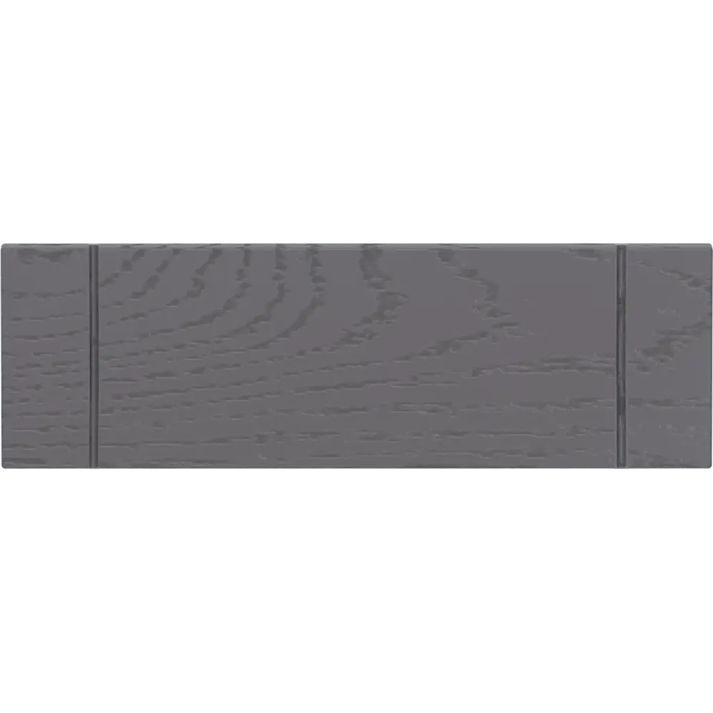 Фасад для кухонного ящика Петергоф грей 39.7x12.5 см Delinia ID МДФ цвет графит STLM-2140493 - Вид №1