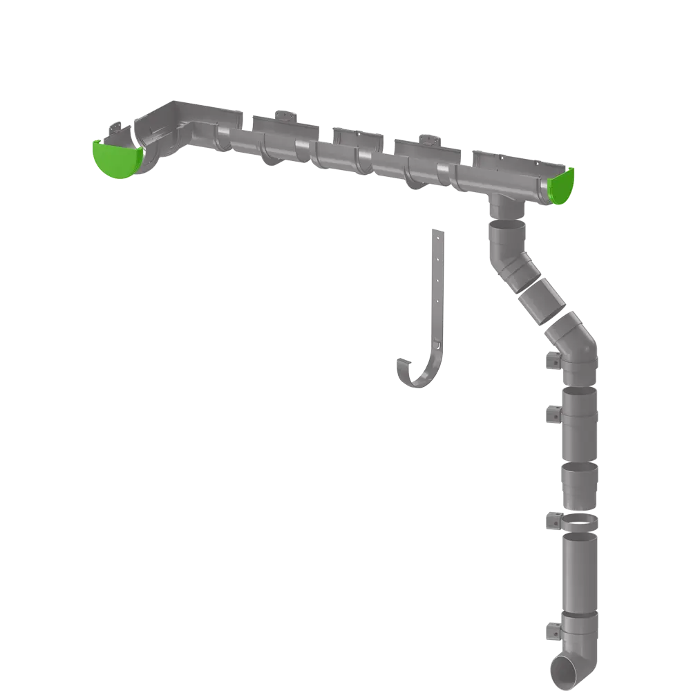 Заглушка Dacha 120 мм красный DÖCKE STLM-2003649 - Вид №2