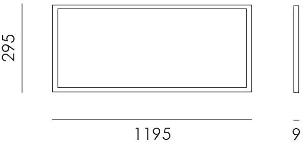 NEXO LUCE Встраиваемый светодиодный светильник для подвесных потолков Inlux recessed 5190 - Вид №1