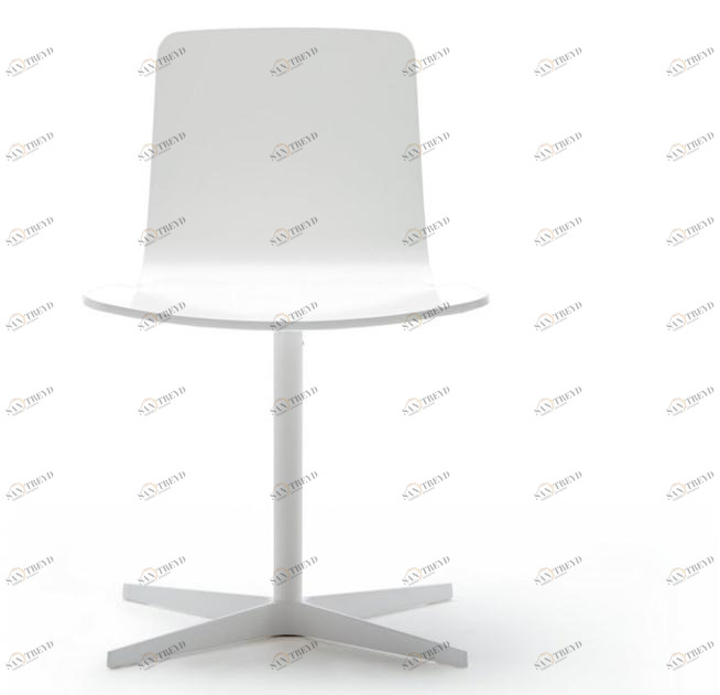 Viccarbe Стул из лакированного дерева с 4-мя спицами Klip sun-id-1433904