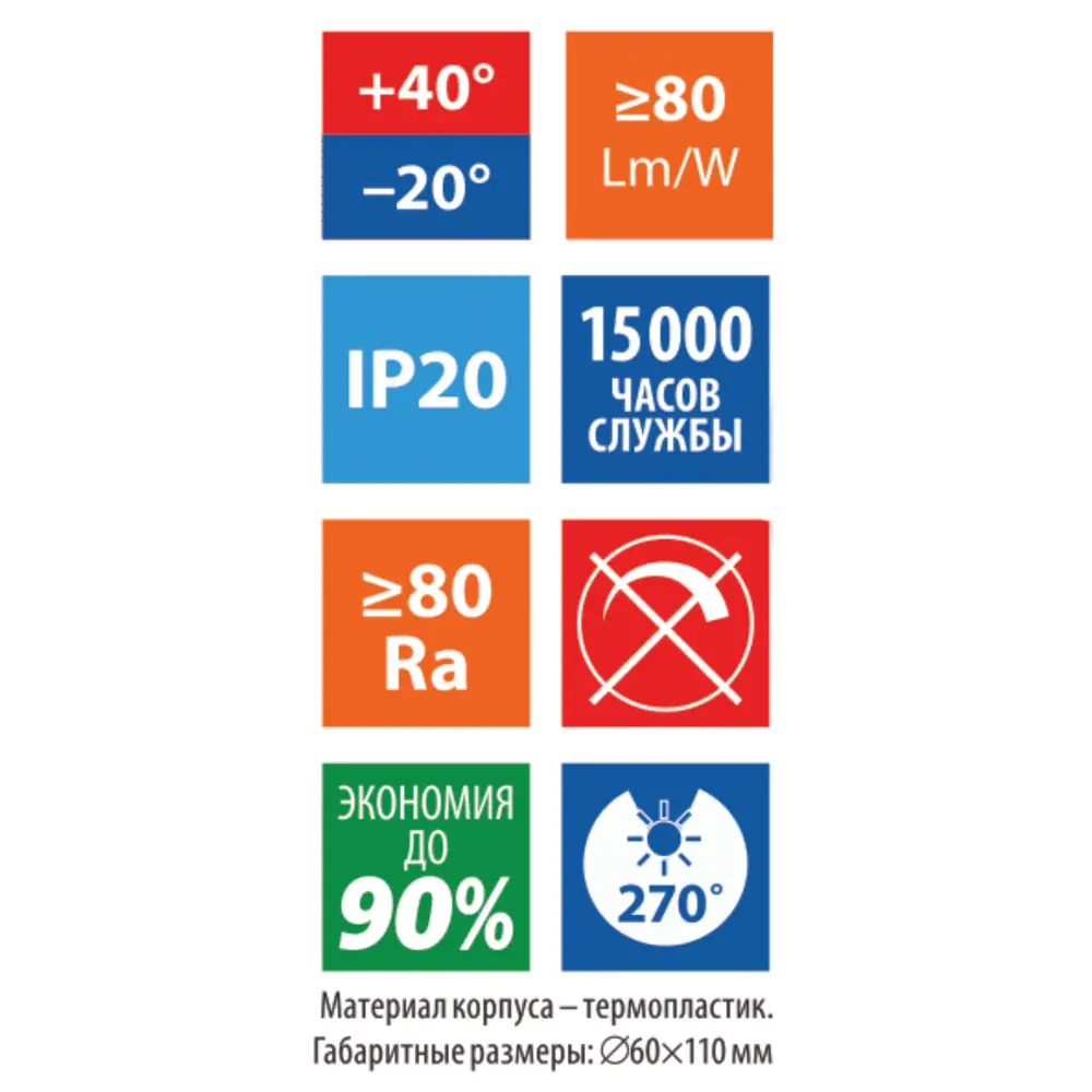 Светодиодная лампа Volpe E27 матовая груша 10Вт теплый свет 82716898 STLM-0925554 - Вид №4