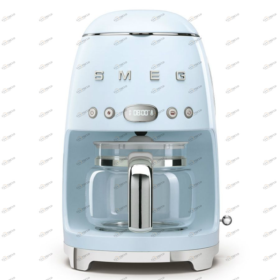 Кофеварка капельная Smeg, светло-голубая DCF02PBEU
