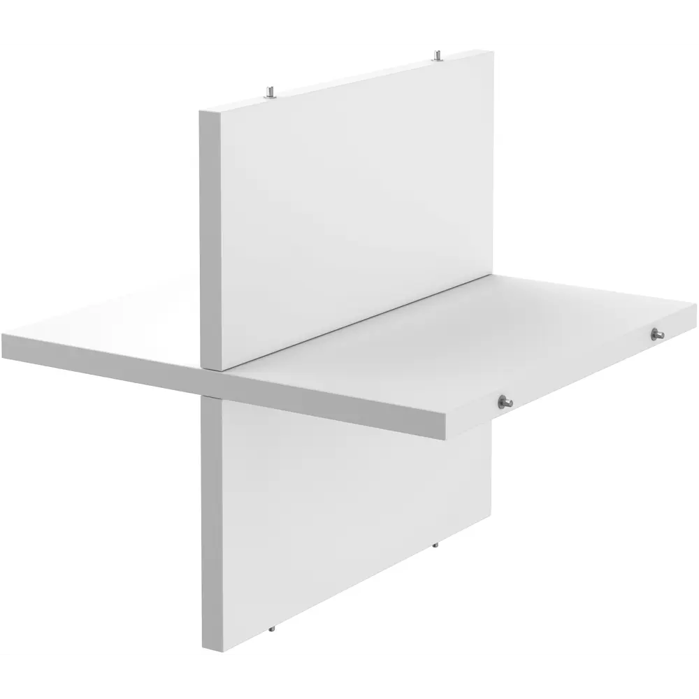 Вставка крестовая SPACEO KUB 380х315 мм, дерево, цвет белый STLM-2017971 - Вид №1