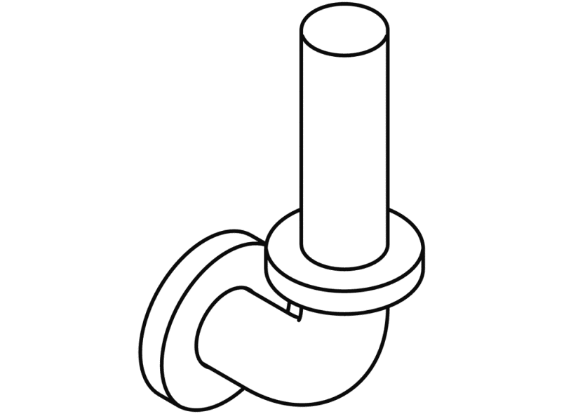 801.21B401 запасной держатель бумаги HEWI Edition matt | Polyamid  - Вид №6