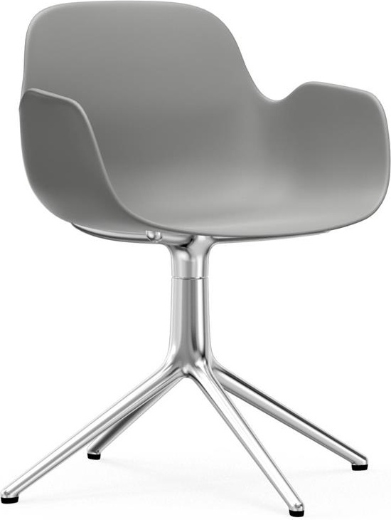 606101 Кресло Swivel 4L Alu Grey Normann Copenhagen Form