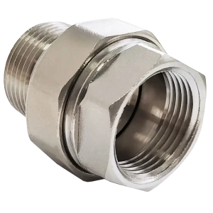 Латунный сгон Valfex 3/4" с никелированным покрытием 84505557
