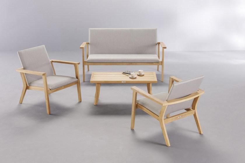 MOBIKA GARDEN Садовое кресло из тика с подлокотниками Corvo sun-id-1470085 - Вид №3