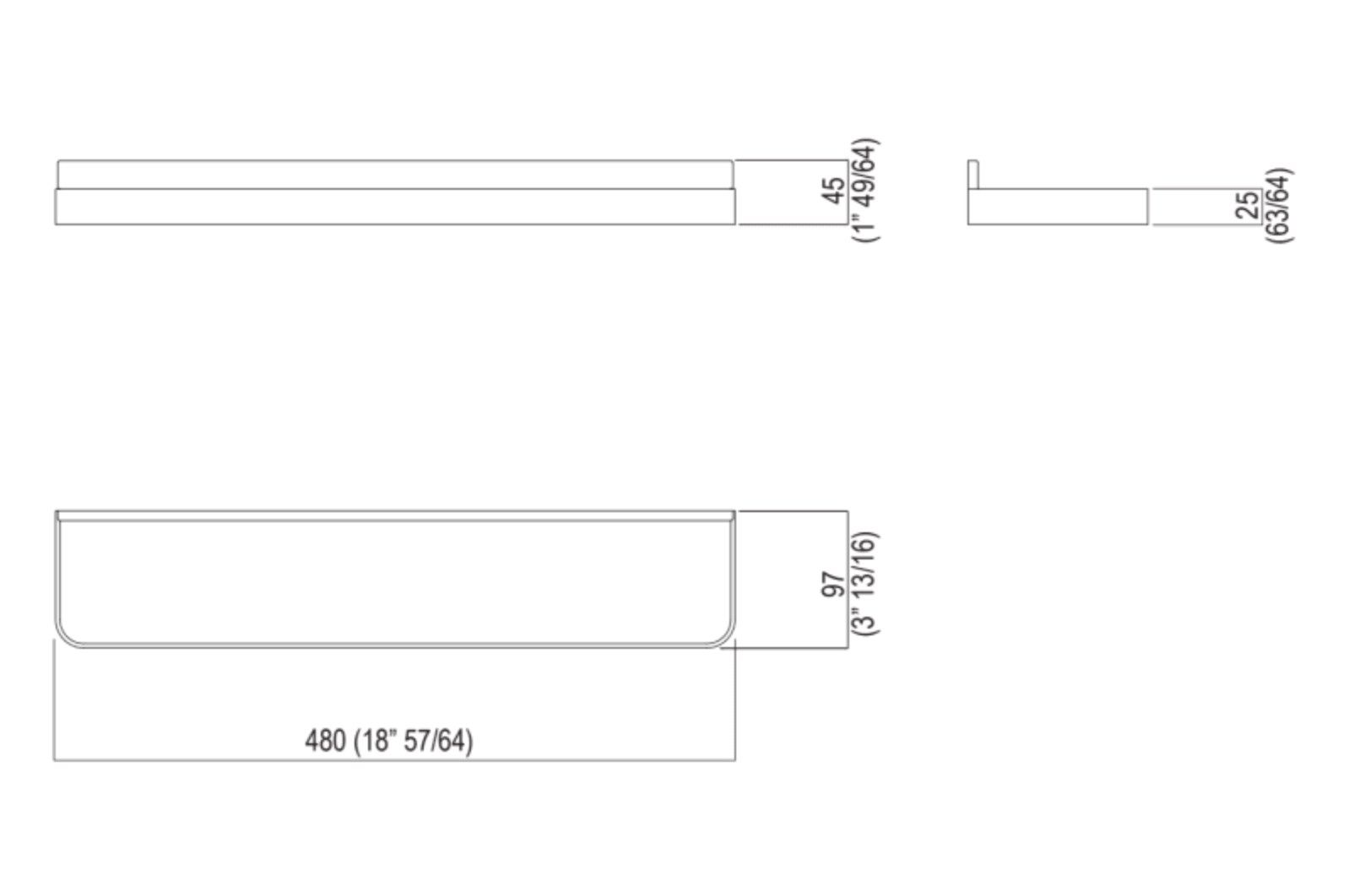 Держатель для полотенец из нержавеющей стали Agape память ARCH-00053267