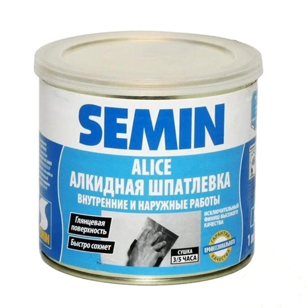 Шпаклёвка алкидная Semin Alice для дерева 1 кг Santreyd STLM-2171242