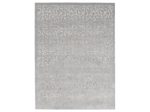 Прямоугольный ковер из бамбукового шелка и шерсти