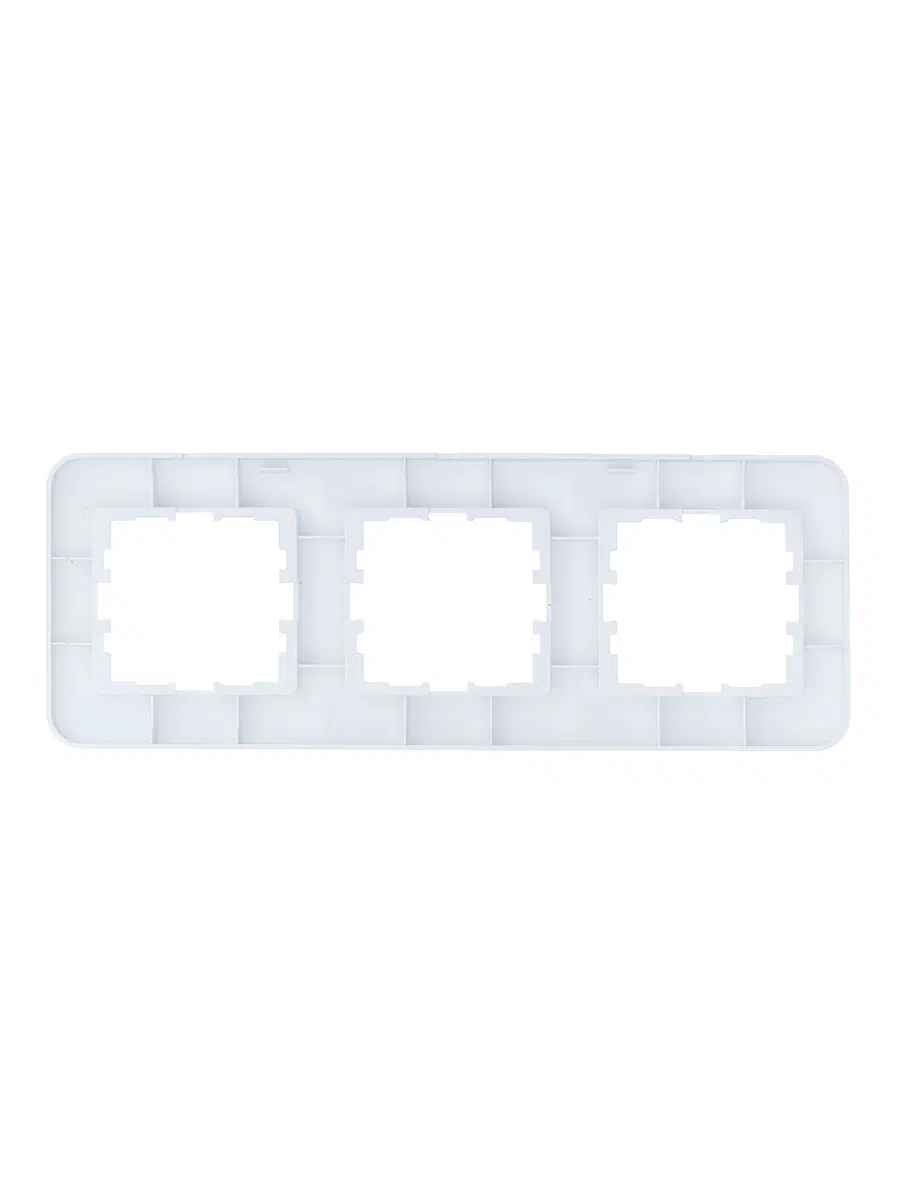 ASTI Рамка 3-ая горизонтальная б/вст белая LEZARD 7081-0200-148 - Вид №2